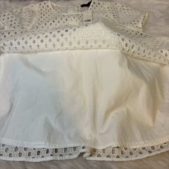 NWT Banana Republic White Eyelet Dress - Picture 8 of 12